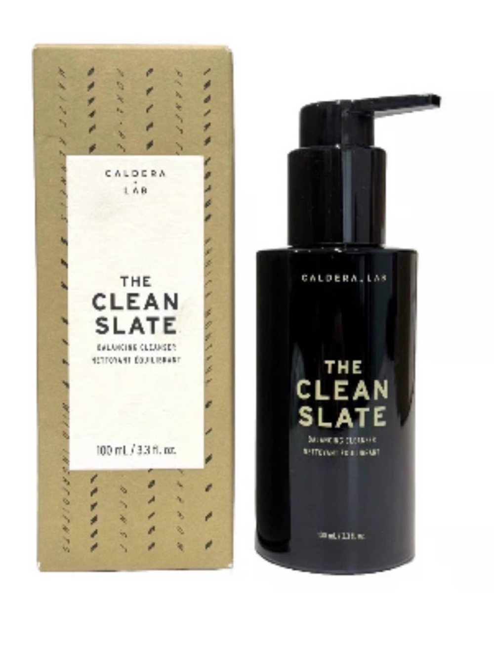 The Clean Slate Exfoliating Cleanser — Black